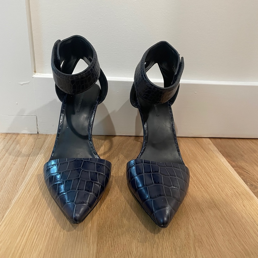 Alexander Wang Black Heels with Ankle Strap